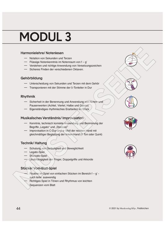 Produktbild: Klavierschule OH! Modul 3