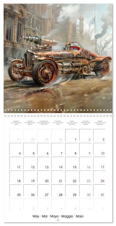 Produktbild: Steampunk - Mechanical World (Wall Calendar 2026 12 &times; 12 Inch) CALVENDO 12 Month Wall Calendar