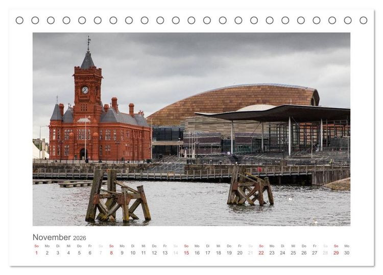 Produktbild: Eine Reise durch Wales (Tischkalender 2026 DIN A5 quer), CALVENDO Monatskalender