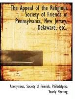 Produktbild: The Appeal of the Religious Society of Friends in Pennsylvania, New Jersey, Delaware, Etc.,