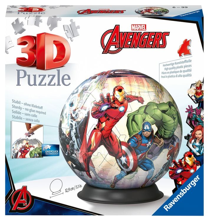 Produktbild: 3D Puzzle Ravensburger Marvel Avengers 72 Teile