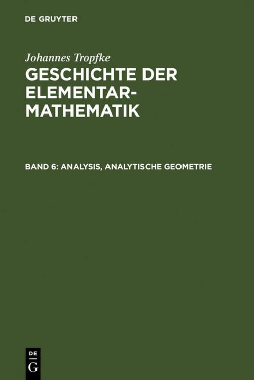 Produktbild: Analysis, analytische Geometrie