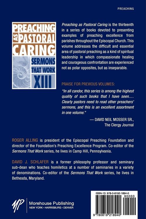 Produktbild: Preaching as Pastoral Caring