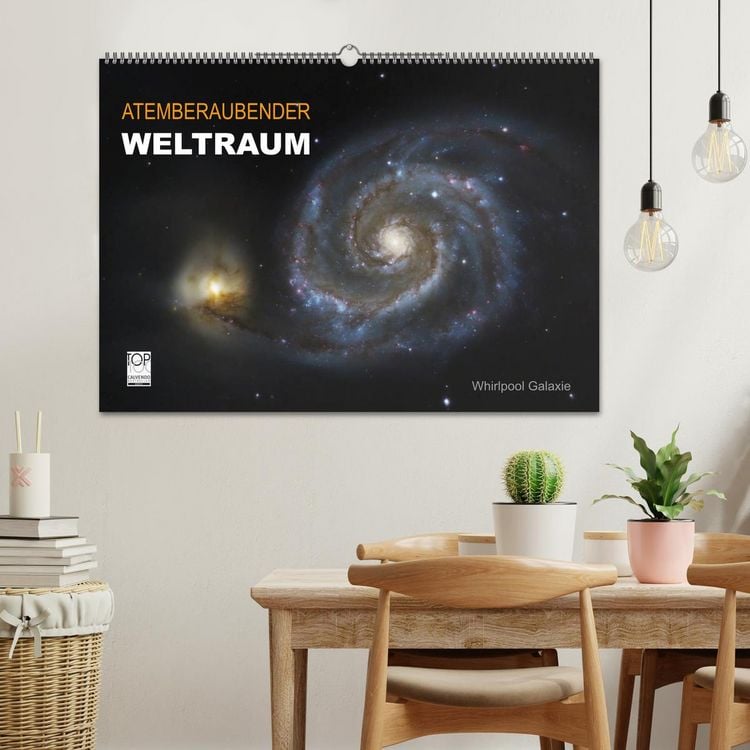 Produktbild: Atemberaubender Weltraum (Wandkalender 2026 DIN A2 quer), CALVENDO Monatskalender
