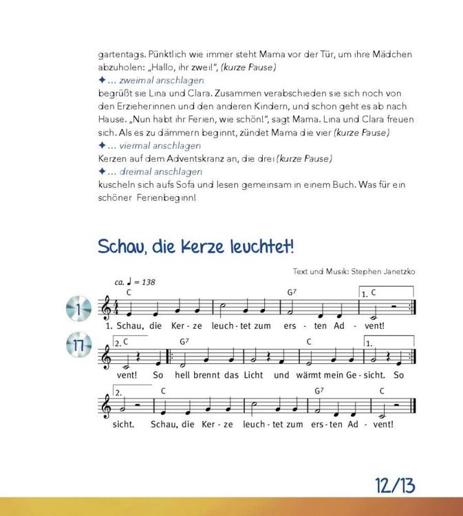 Produktbild: Advent und Weihnachten feiern in der Kita, m. Audio-CD