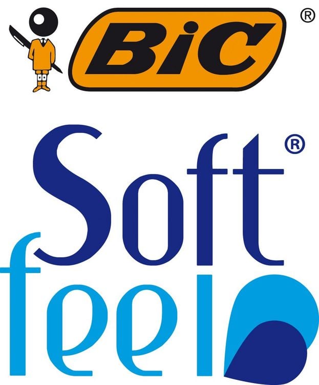 Produktbild: BIC Kugelschreiber Soft Feel 0.4mm blau, 3er Set