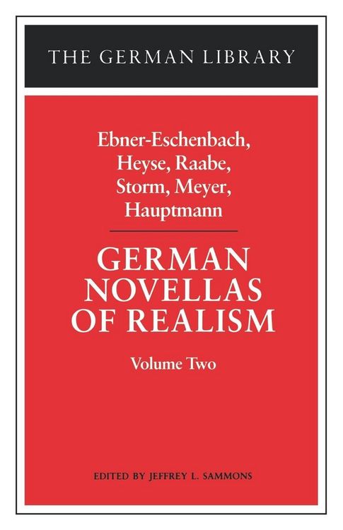 Produktbild: German Novellas of Realism