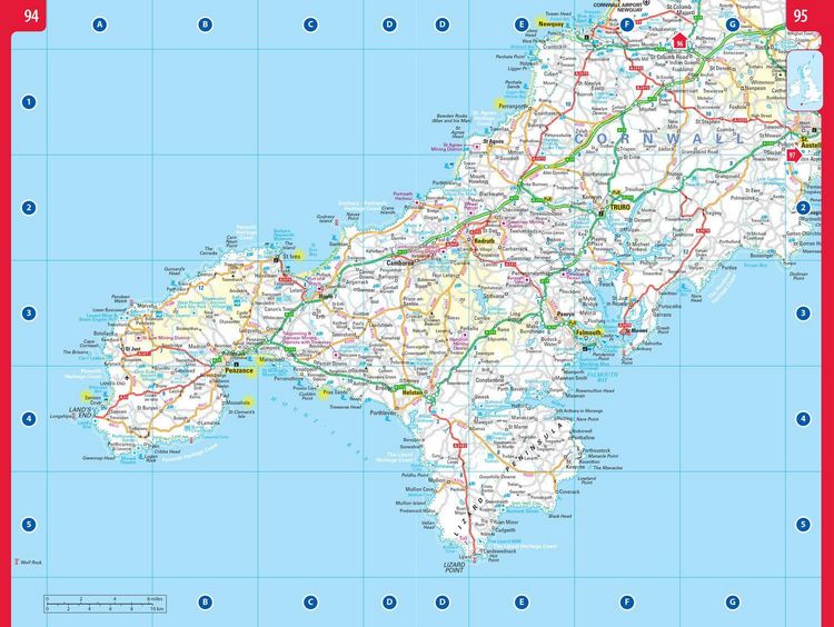 Produktbild: Collins Essential Road Atlas Britain and Northern Ireland 2027 (A4 Spiral)