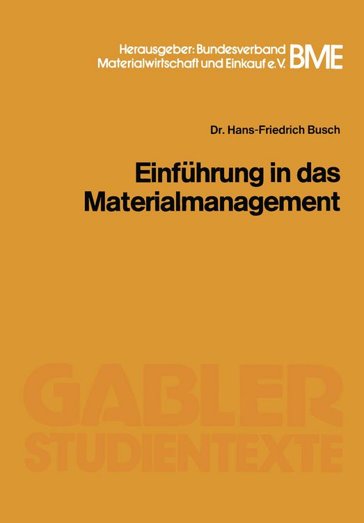 Produktbild: Einf&uuml;hrung in das Materialmanagement
