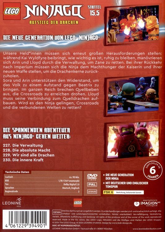 Produktbild: LEGO Ninjago - Staffel 15.5