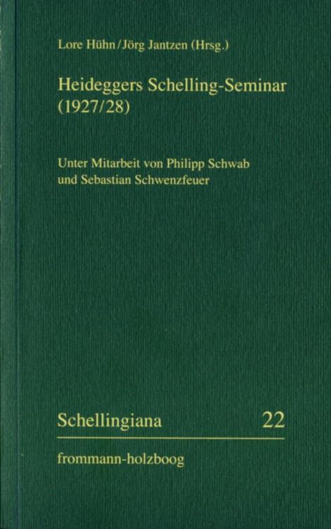 Produktbild: Heideggers Schelling-Seminar (1927/28)