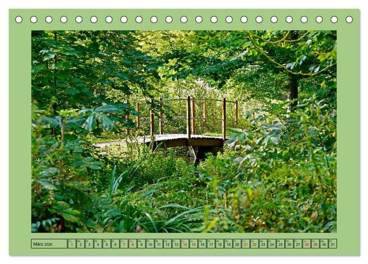 Produktbild: Faszination Stadtpark Odense (Tischkalender 2026 DIN A5 quer), CALVENDO Monatskalender
