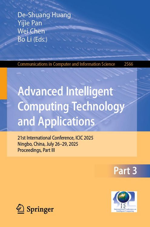 Produktbild: Advanced Intelligent Computing Technology and Applications