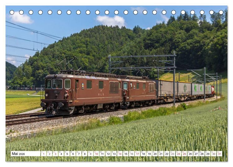 Produktbild: F&uuml;r G&uuml;ter die Bahn (Tischkalender 2026 DIN A5 quer), CALVENDO Monatskalender