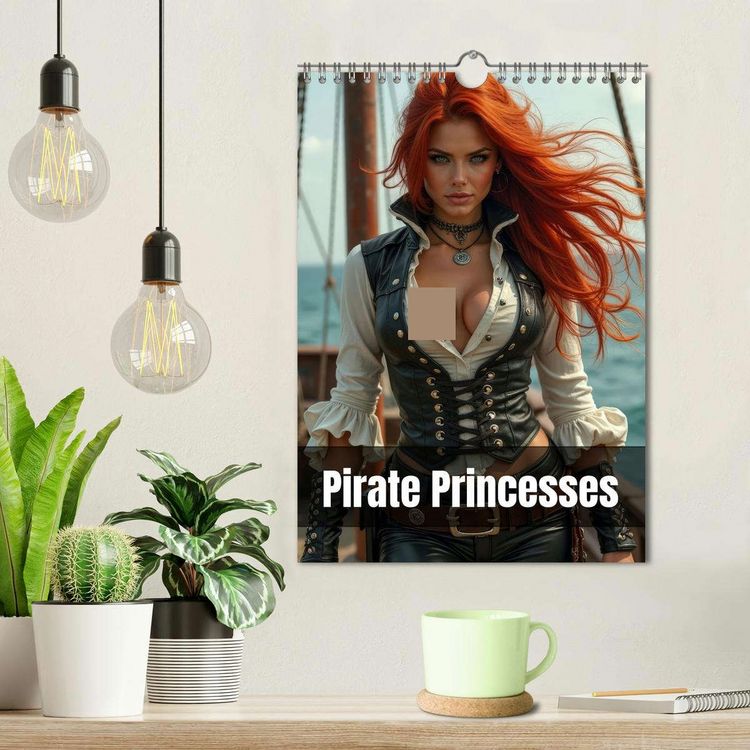 Produktbild: Pirate princesses (Wall Calendar 2026 DIN A4 portrait), CALVENDO 12 Month Wall Calendar
