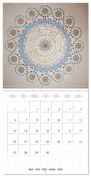 Produktbild: Sacred Geometry Healing (Wall Calendar 2026 12 &times; 12 Inch) CALVENDO 12 Month Wall Calendar