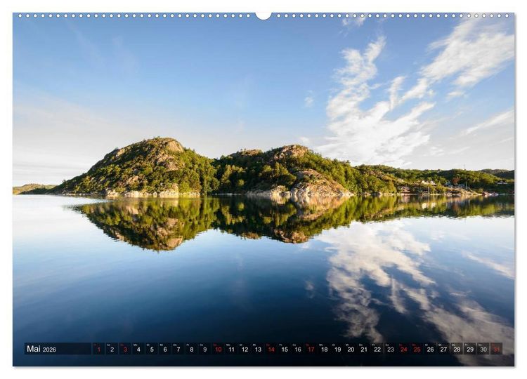 Produktbild: Norwegens S&uuml;den (hochwertiger Premium Wandkalender 2026 DIN A2 quer), Kunstdruck in Hochglanz