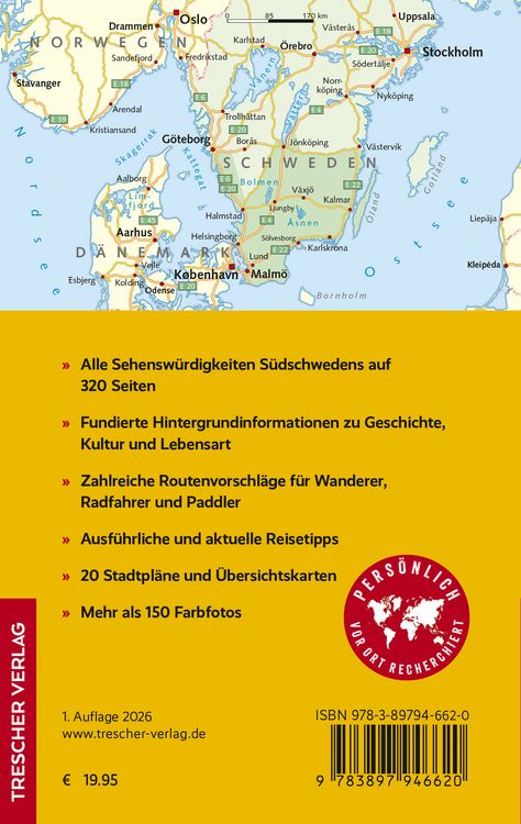 Produktbild: TRESCHER Reisef&uuml;hrer S&uuml;dschweden