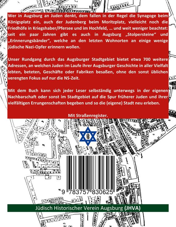 Produktbild: Unterwegs im j&uuml;dischen Augsburg