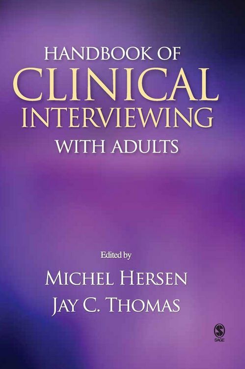 Produktbild: Handbook of Clinical Interviewing With Adults