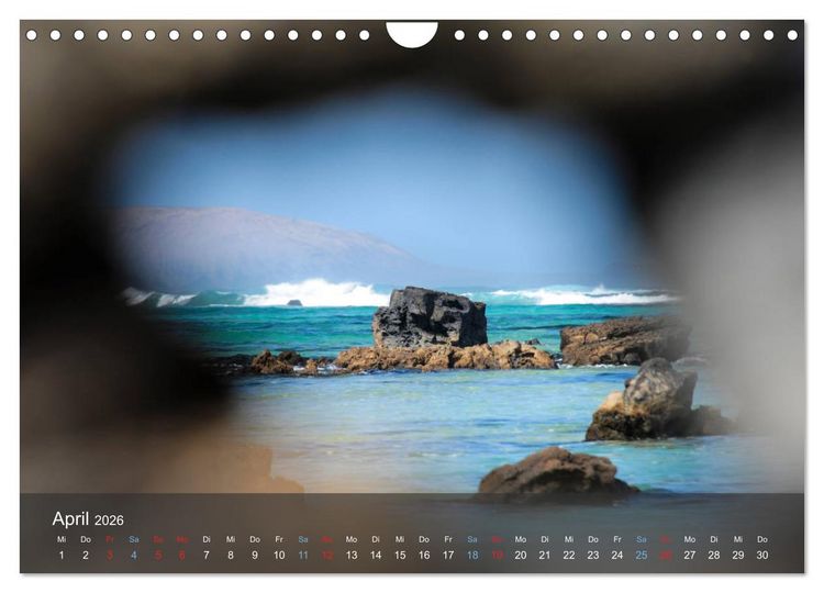Produktbild: Lanzarote - Trauminsel vor Afrika (Wandkalender 2026 DIN A4 quer), CALVENDO Monatskalender