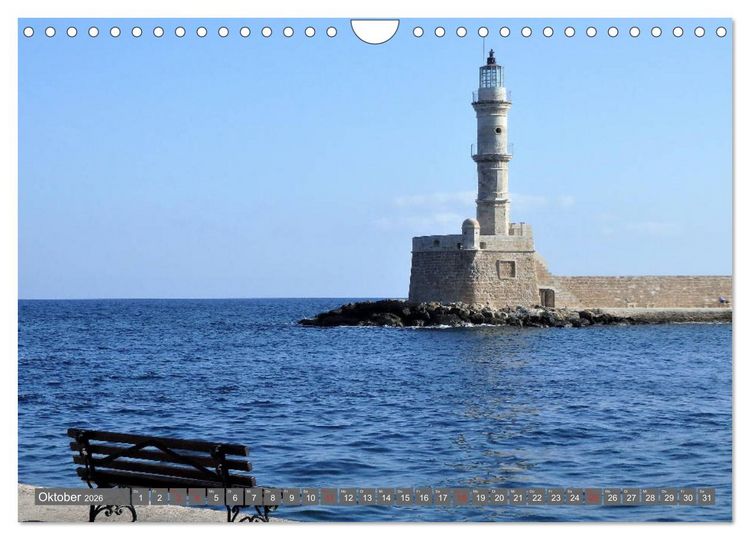 Produktbild: Kreta Pur - Eine Bilderreise f&uuml;r die Sinne (Wandkalender 2026 DIN A4 quer), CALVENDO Monatskalender