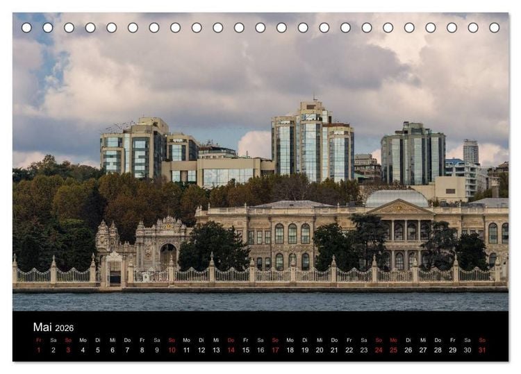 Produktbild: Unterwegs in Istanbul (Tischkalender 2026 DIN A5 quer), CALVENDO Monatskalender