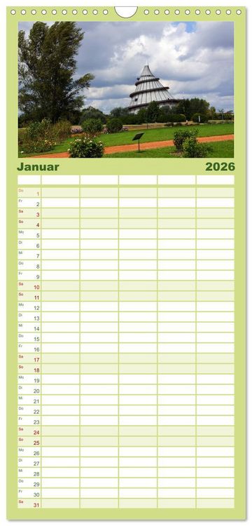Produktbild: Familienplaner 2026 - Mein Magdeburg 2026 mit 5 Spalten (Wandkalender, 21 x 45 cm) CALVENDO