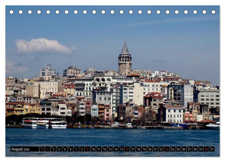 Produktbild: Istanbul - Konstantinopel - Byzanz (Tischkalender 2026 DIN A5 quer), CALVENDO Monatskalender