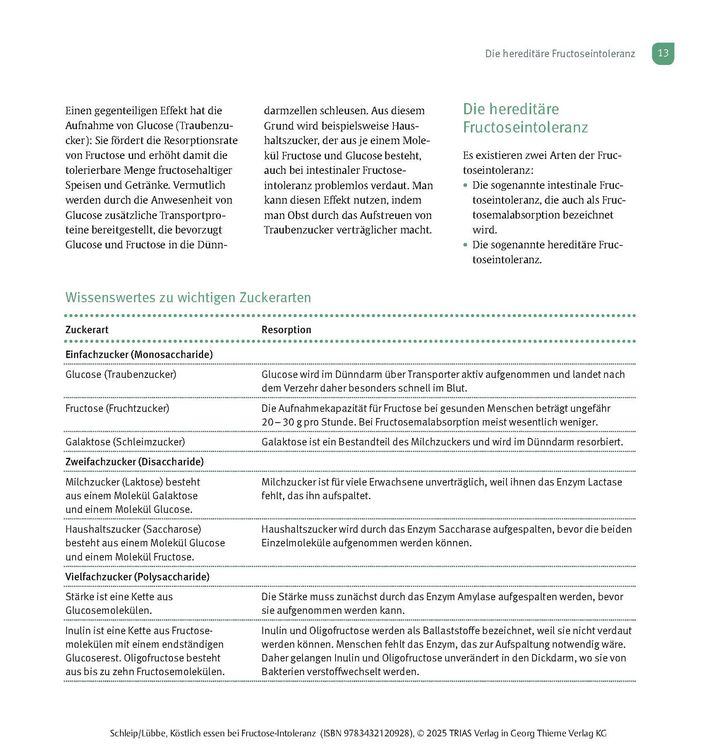 Produktbild: K&ouml;stlich essen Fructoseintoleranz