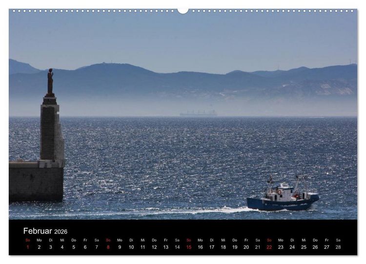 Produktbild: Tarifa - Andalusien (hochwertiger Premium Wandkalender 2026 DIN A2 quer), Kunstdruck in Hochglanz