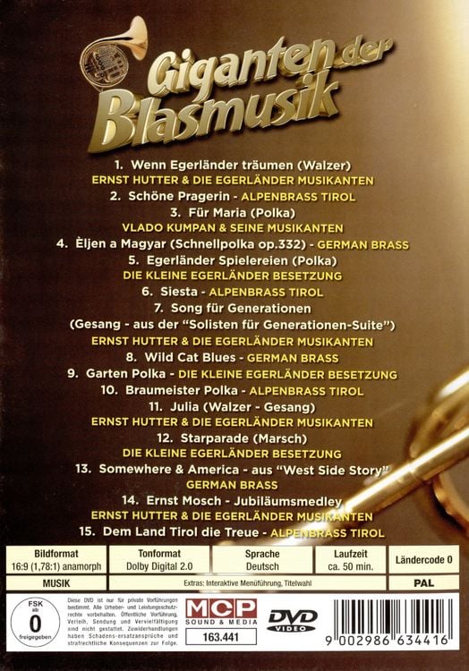 Produktbild: Giganten der Blasmusik