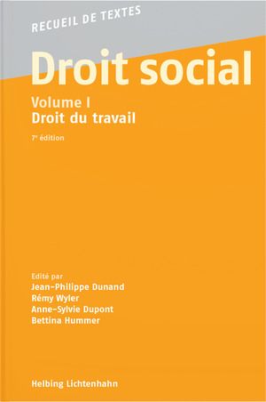 Produktbild: Droit social - Volume I