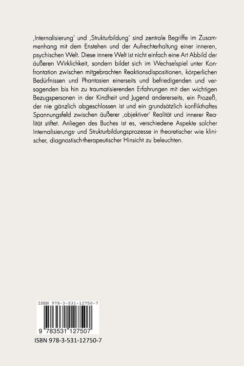 Produktbild: Internalisierung und Strukturbildung