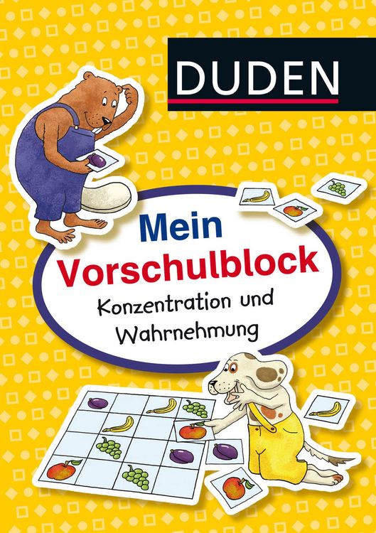 Produktbild: Duden: Mein Vorschulblock: Konzentration und Wahrnehmung