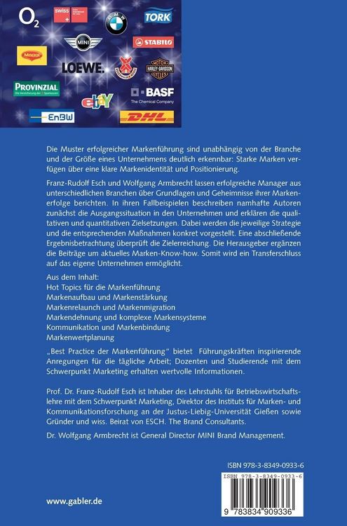 Produktbild: Best Practice der Markenf&uuml;hrung