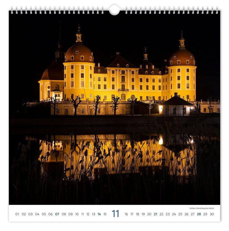 Produktbild: Kalender Burgen und Schl&ouml;sser Sachsen 2027