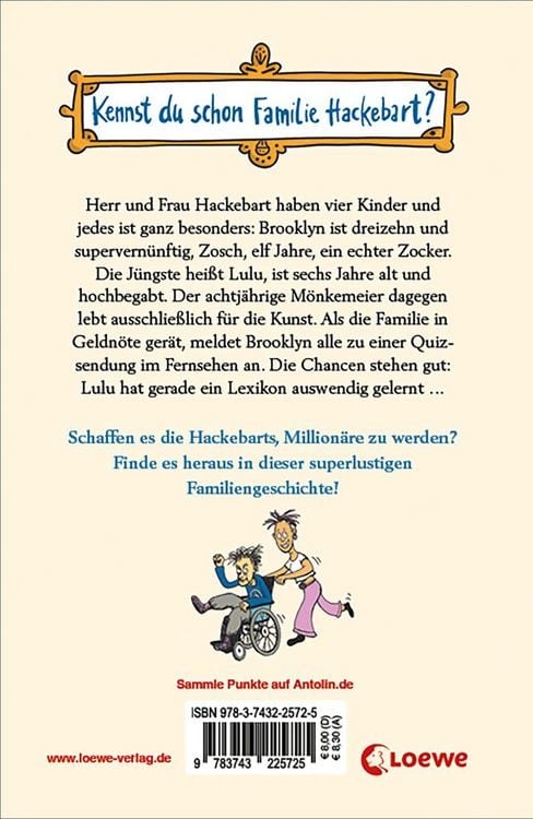Produktbild: Crazy Family (Band 1) - Die Hackebarts r&auml;umen ab!