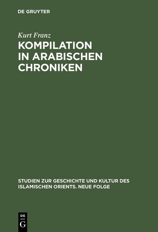 Produktbild: Kompilation in arabischen Chroniken