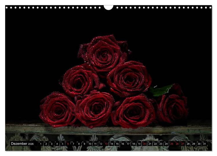 Produktbild: Flowers / 2026 (Wandkalender 2026 DIN A3 quer), CALVENDO Monatskalender