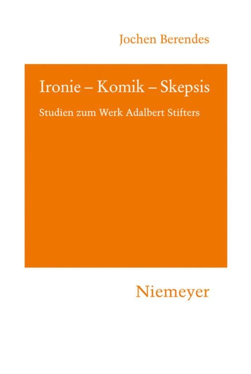 Produktbild: Ironie &ndash; Komik &ndash; Skepsis