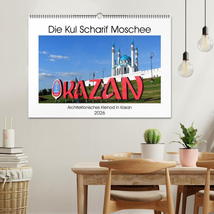 Produktbild: Die Kul Scharif Moschee - Architektonisches Kleinod in Kasan (Wandkalender 2026 DIN A2 quer), CALVENDO Monatskalender