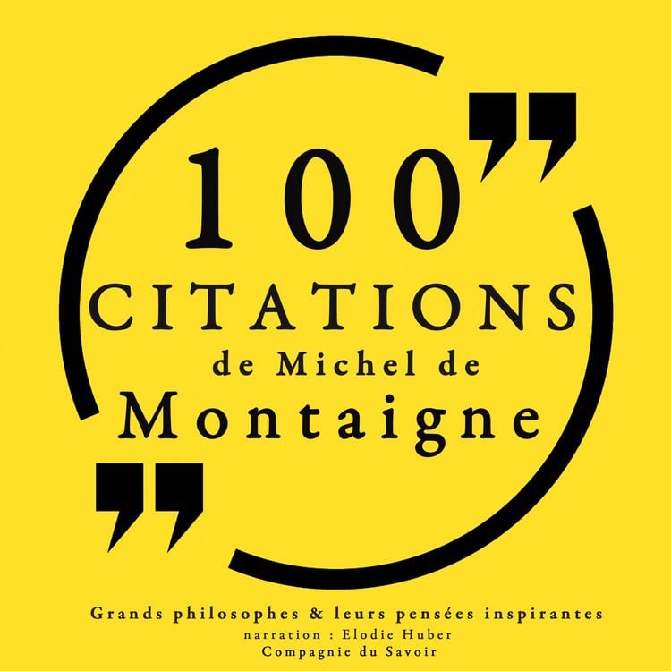 Produktbild: 100 citations de Michel de Montaigne