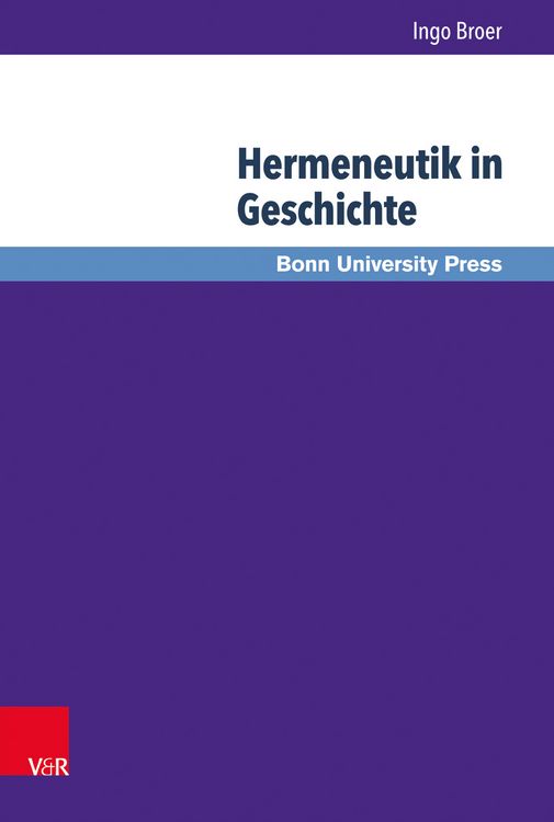 Produktbild: Hermeneutik in Geschichte