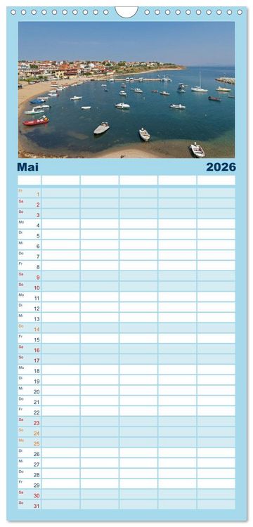 Produktbild: Familienplaner 2026 - Chalkidiki - Urlaubsparadies in Nordgriechenland mit 5 Spalten (Wandkalender, 21 x 45 cm) CALVENDO