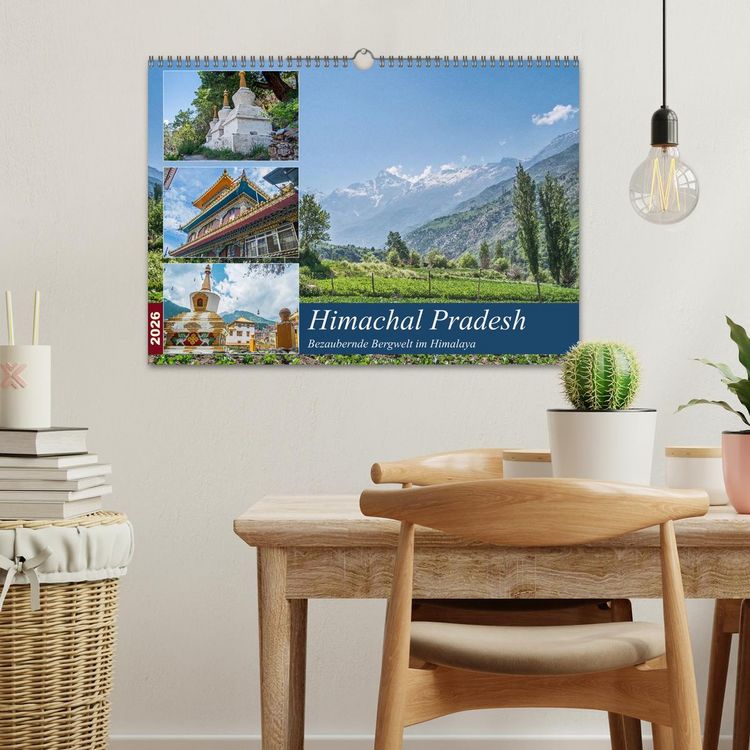 Produktbild: Himachal Pradesh - Bezaubernde Bergwelt im Himalaya (Wandkalender 2026 DIN A3 quer), CALVENDO Monatskalender