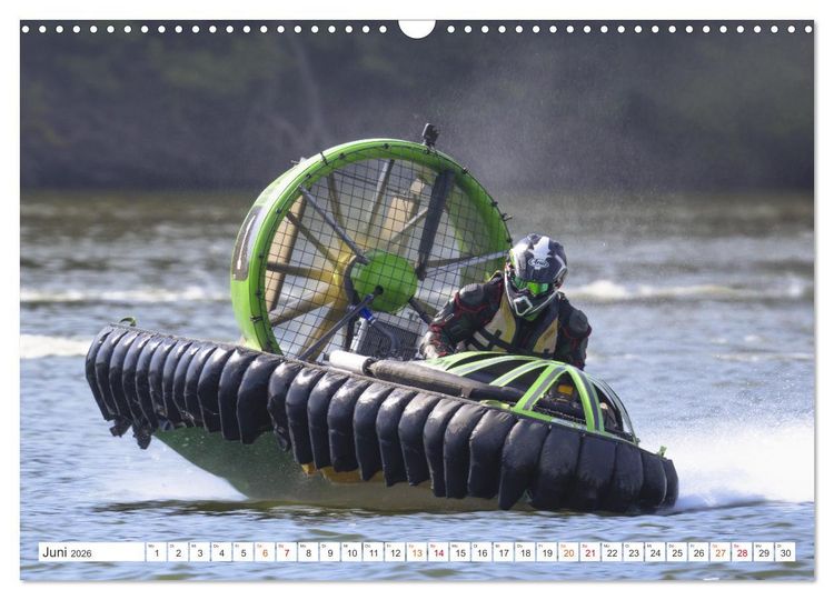 Produktbild: Hovercraft Formel 1 Weltmeisterschaft (Wandkalender 2026 DIN A3 quer), CALVENDO Monatskalender