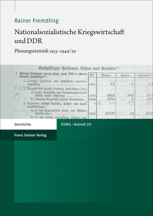 Produktbild: Nationalsozialistische Kriegswirtschaft und DDR