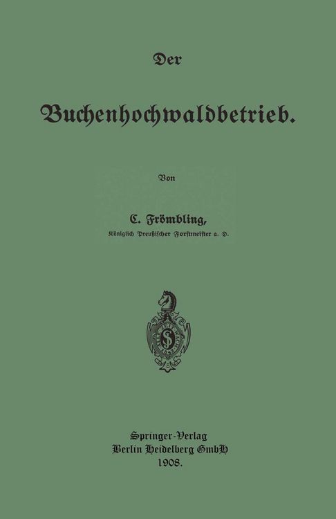 Produktbild: Der Buchenhochwaldbetrieb