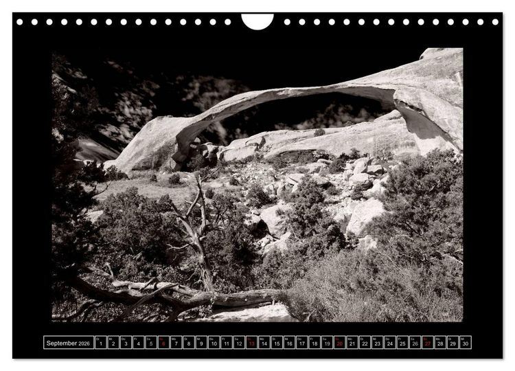 Produktbild: USA - 4000 Meilen S&uuml;dwest Hommage an die gro&szlig;en SW-Fotografen Amerikas (Wandkalender 2026 DIN A4 quer), CALVENDO Monatskalender